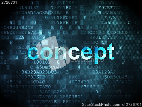 Image of Marketing concept: Concept on digital background