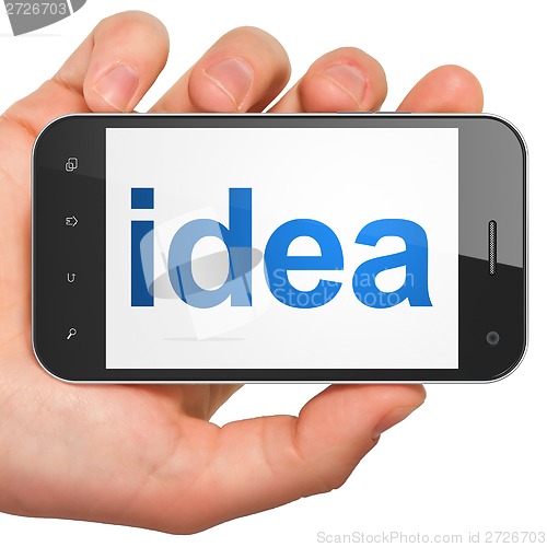 Image of Marketing concept: Idea on smartphone