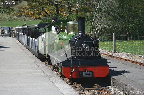 Image of narrow gauge steam train