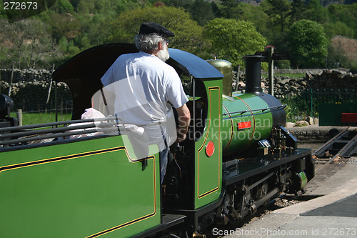 Image of narrow gauge steam train