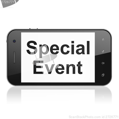 Image of Business concept: Special Event on smartphone