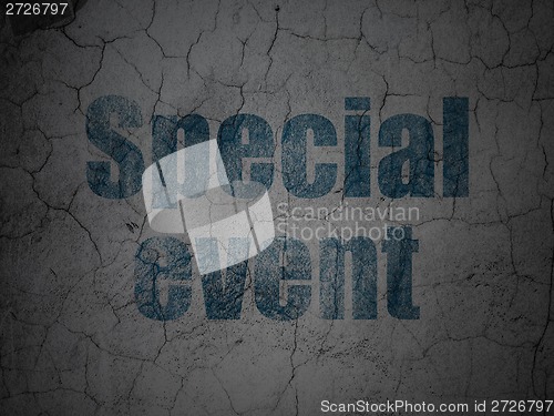 Image of Business concept: Special Event on grunge wall background