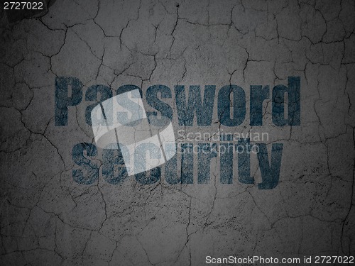 Image of Security concept: Password Security on grunge wall background