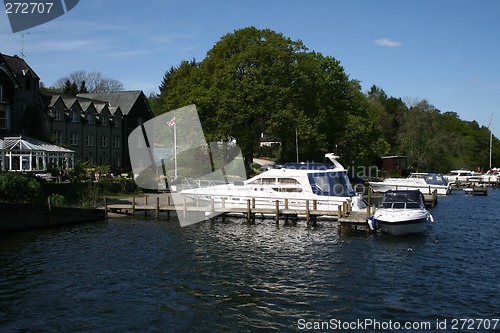 Image of yachts on lake windermere