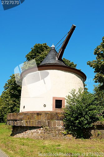 Image of Ancient stone crane in Trier, Germany