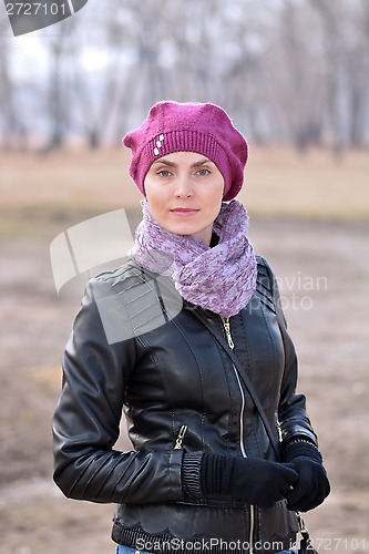 Image of Woman in red beret 
