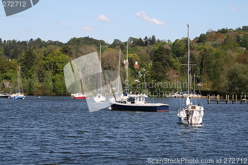 Image of boats on the lake