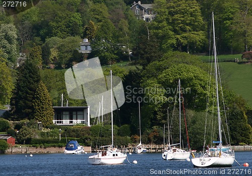 Image of boats on the lake
