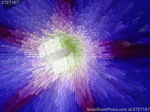 Image of Blue explosion