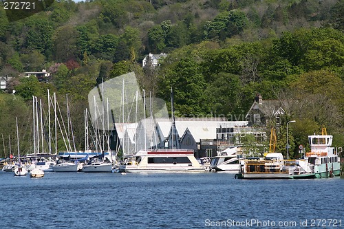 Image of boats on the lake