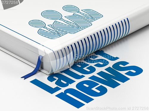 Image of News concept: book Business People, on white background