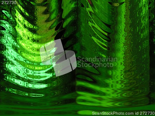 Image of green abstract background