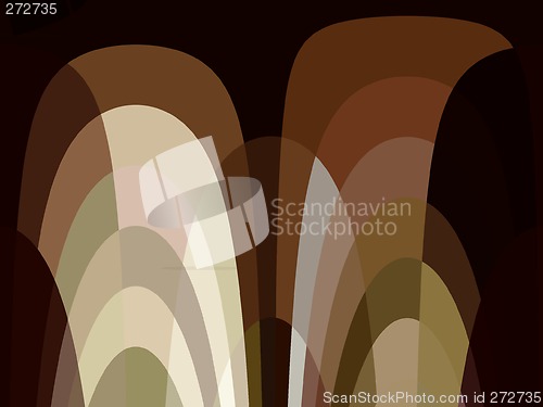 Image of abstract retro style cube image