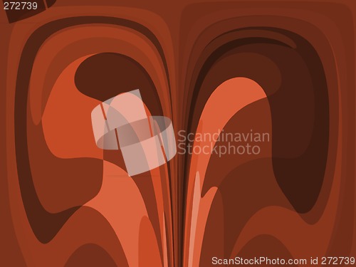 Image of abstract retro style cube image