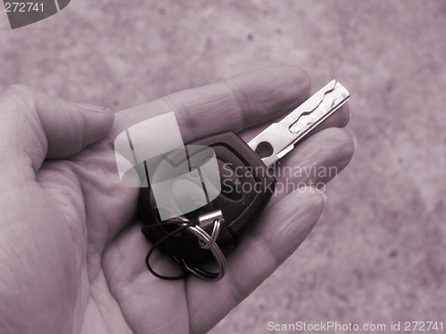 Image of key to the car