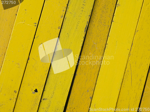 Image of Diagonal, yellow planks