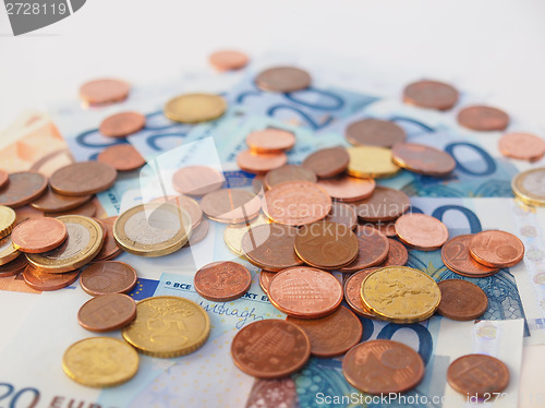 Image of Euros coins and notes
