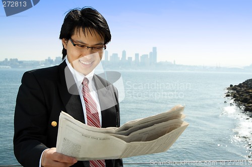 Image of Reading businessman