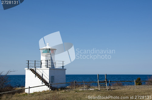 Image of Small lighthouse at the swedish island Oland