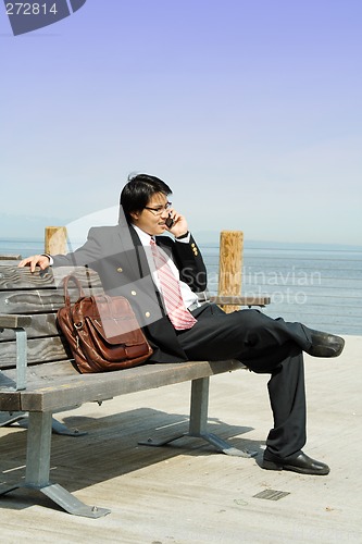 Image of Businessman on the phone