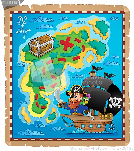 Image of Pirate map theme image 1