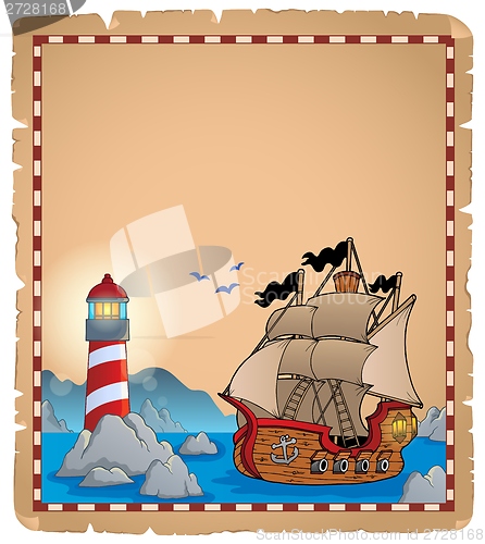 Image of Pirate theme parchment 7