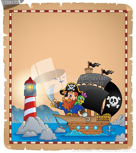 Image of Pirate theme parchment 1