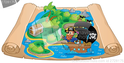 Image of Pirate map theme image 2