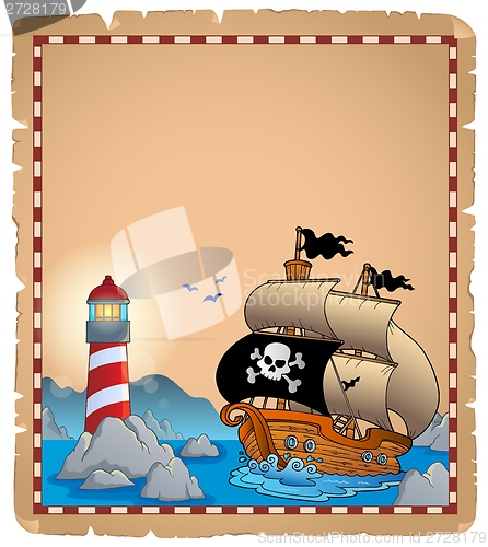 Image of Pirate theme parchment 3