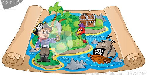 Image of Pirate map theme image 4