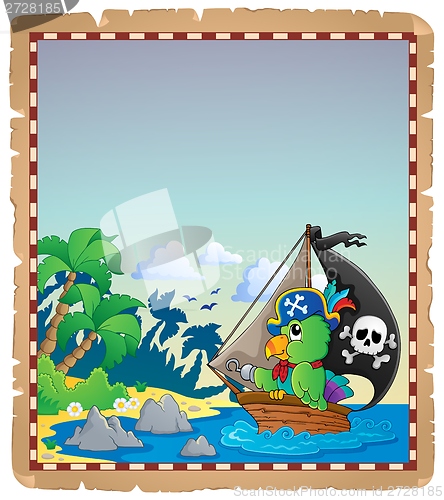 Image of Pirate theme parchment 2