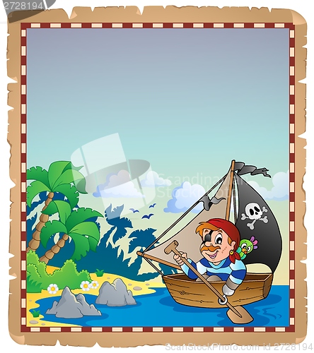 Image of Pirate theme parchment 6