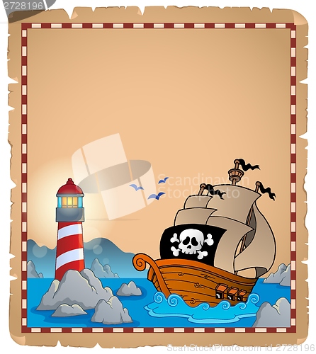 Image of Pirate theme parchment 5