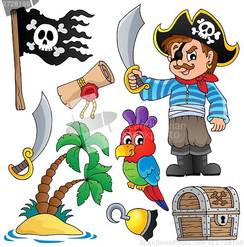Image of Pirate thematics collection 1