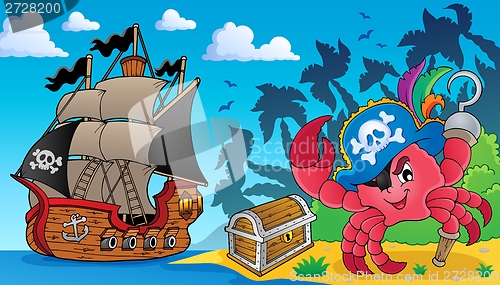 Image of Pirate crab theme image 3