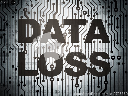 Image of Circuit board with Data Loss