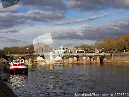 Image of Angers, France, April 2014, Verdun bridge