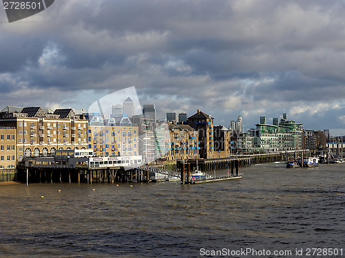 Image of London Saint Katherine pier, december 2013