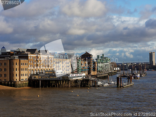 Image of London Saint Katherine pier, december 2013