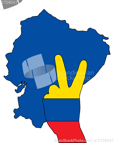 Image of Ecuador hand signal