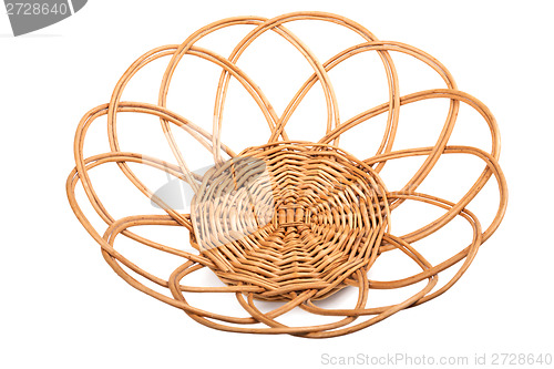 Image of Round wicker basket