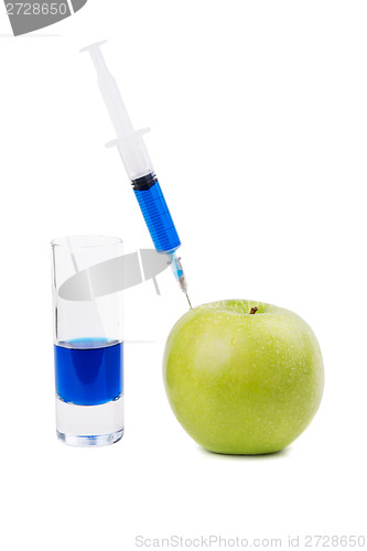 Image of Injection of green apple