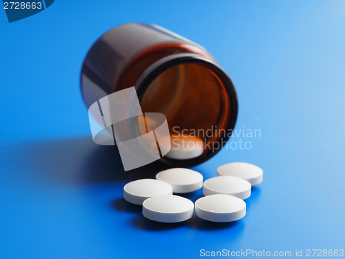 Image of Bottle with pills