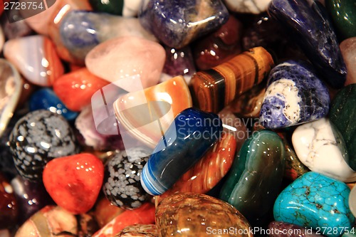 Image of color gemstones