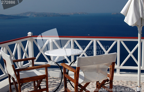 Image of patio with incredible view