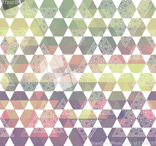 Image of pattern geometric with triangle and hexagon