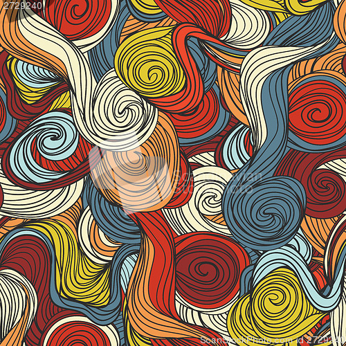 Image of Seamless abstract hand-drawn texture