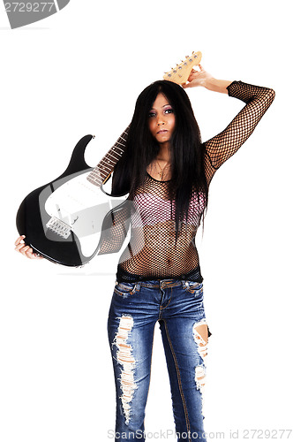 Image of Girl with guitar.