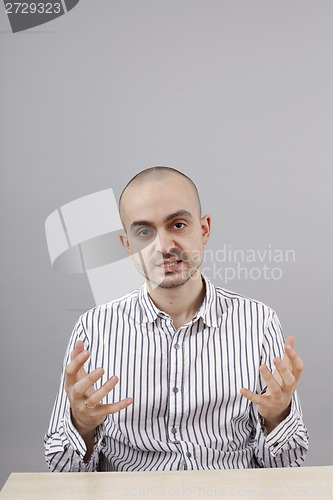 Image of Man at desk