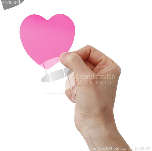 Image of Heart shape Posst It